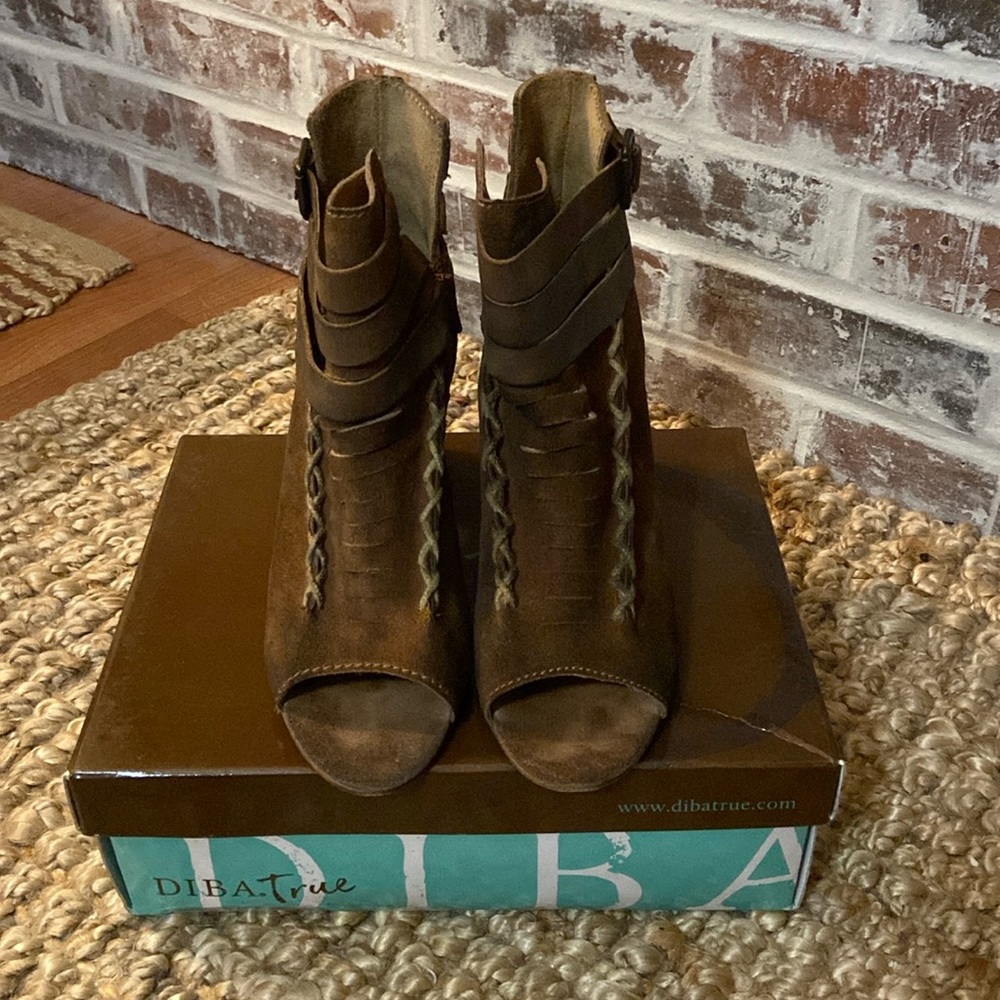Diba True Open Toe Boots